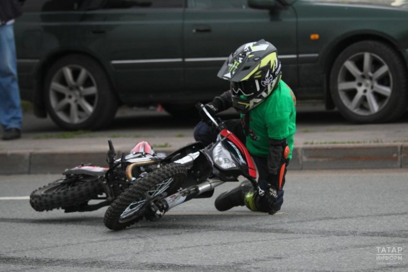 Дети на питбайках