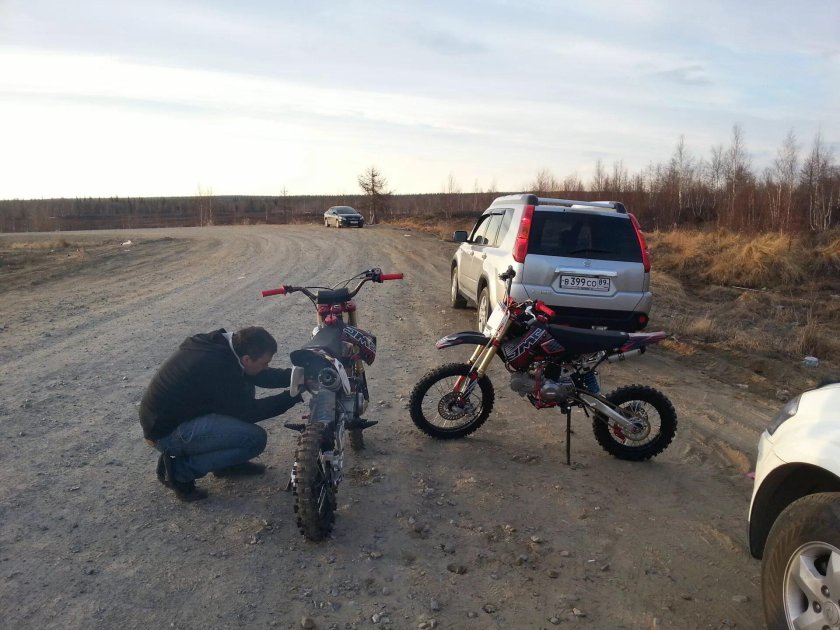 Покатались на питбайках