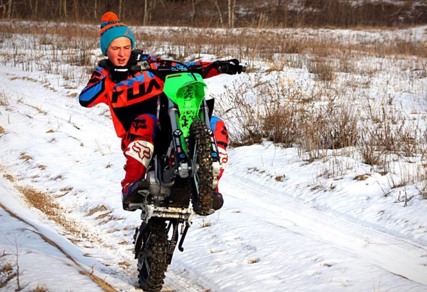 Покатались на питбайках