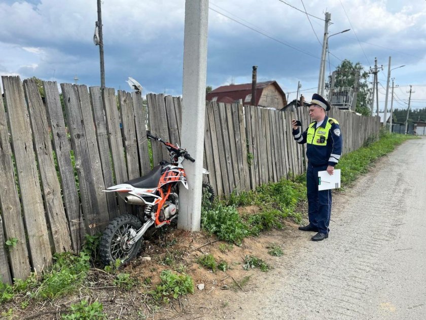 ДТП на питбайке в Горном щиту