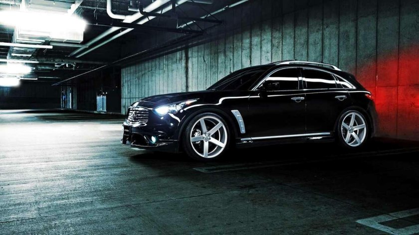 Infiniti fx35 черный