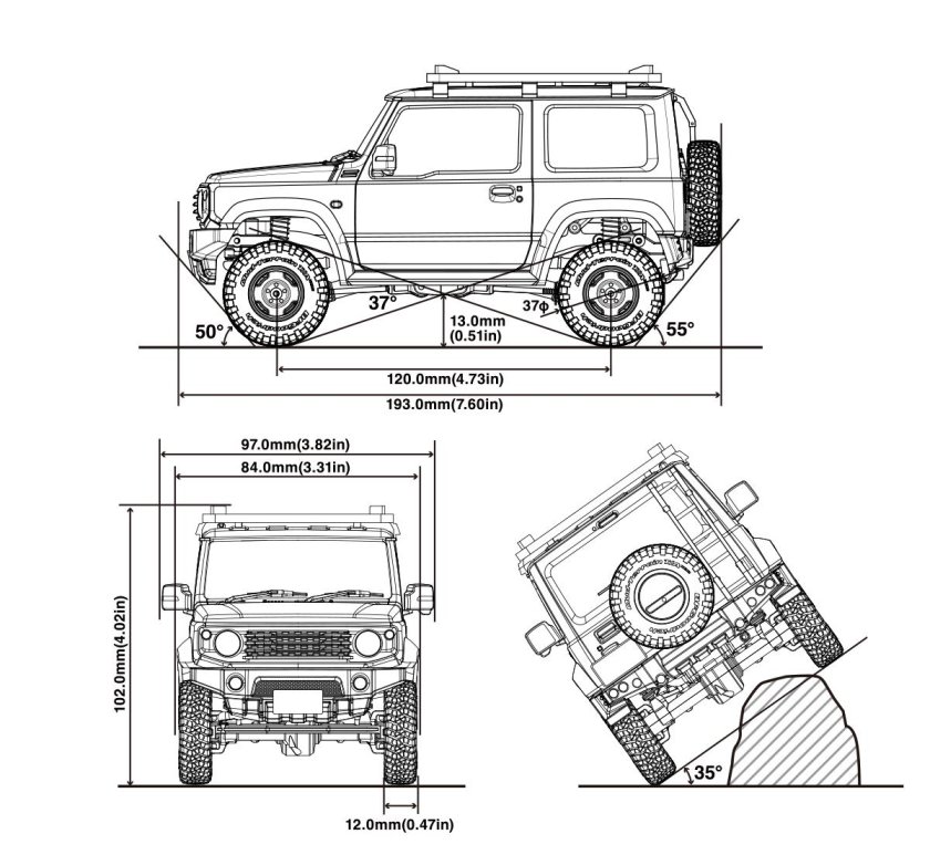 Сузуки Джимни габариты