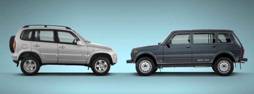 ВАЗ 2131 И Chevrolet Niva