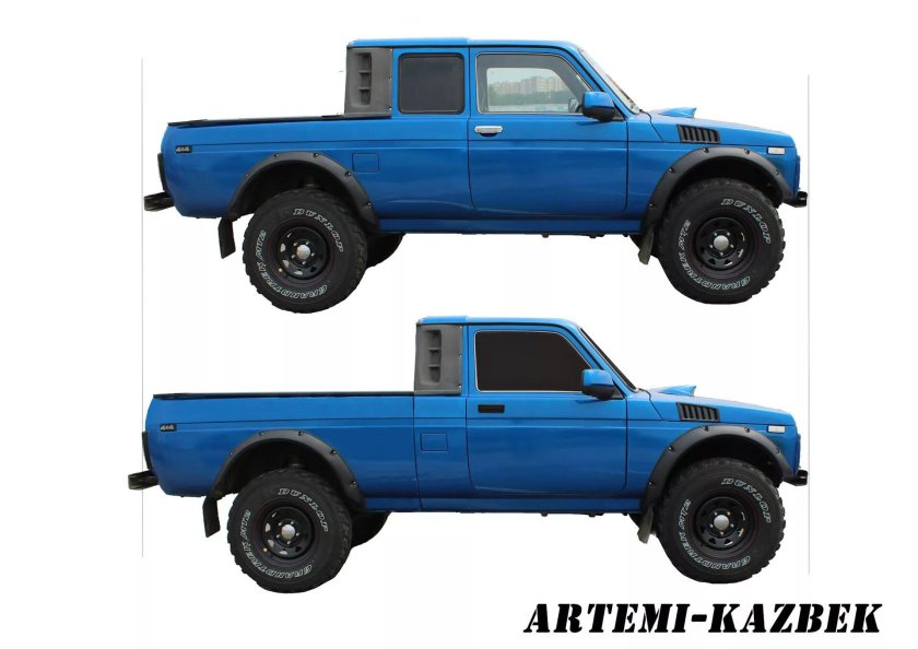 Нива пикап 2329 габариты