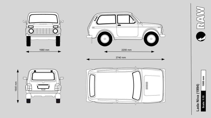 Чертежи Нивы 4на4