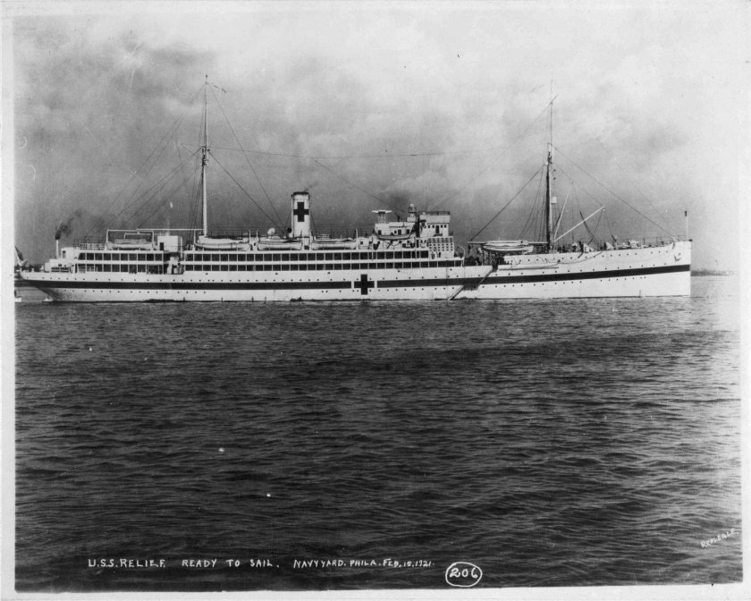 Госпитальное судно Иртыш чертеж