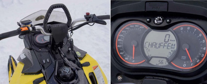 Приборная панель для снегохода BRP Skandic