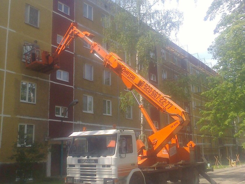 Автовышка Скания