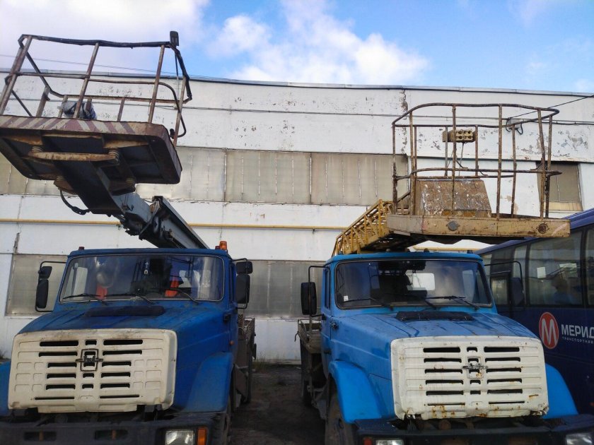 Автовышка зил