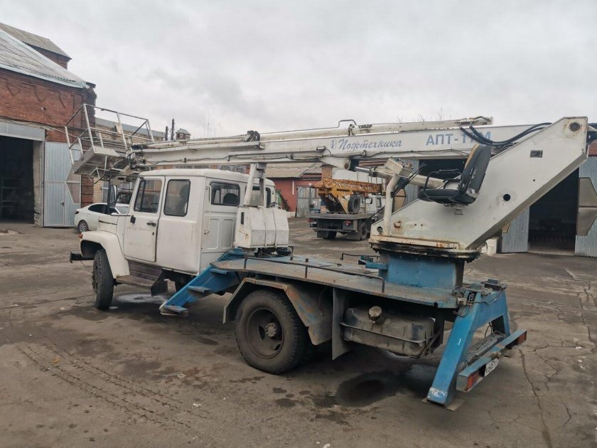 Автовышка газ-3307 апт 17м