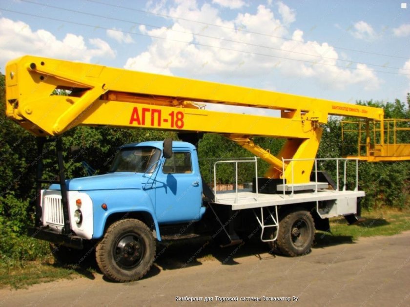 Автовышка ГАЗ 53 АГП 18
