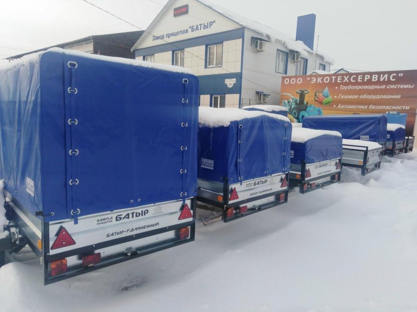 Прицеп батыр задний борт