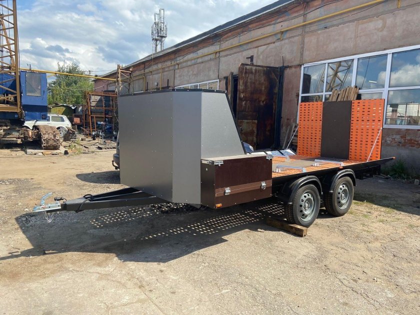 Трап борт для прицепа Экспедиция