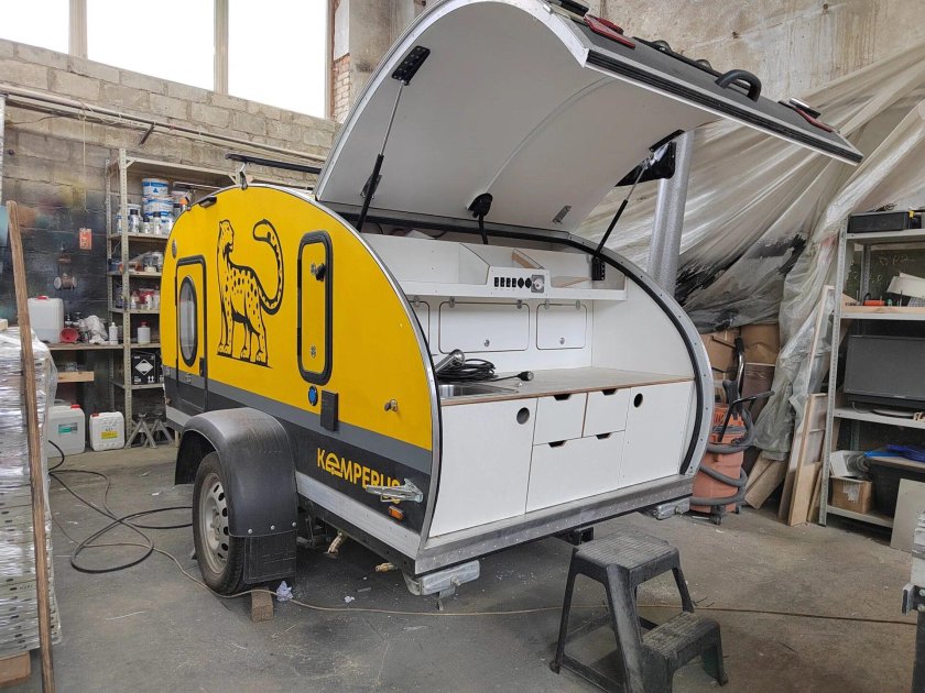 Оптима и прицеп капля