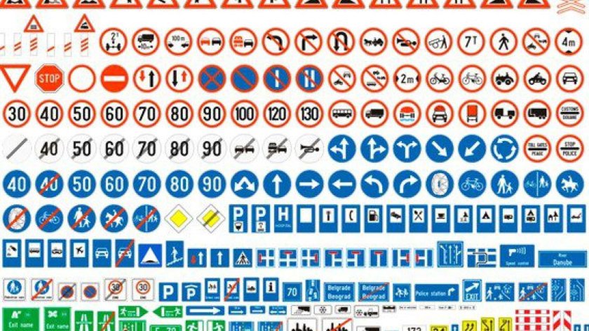 Дорожные знаки и их обозначения