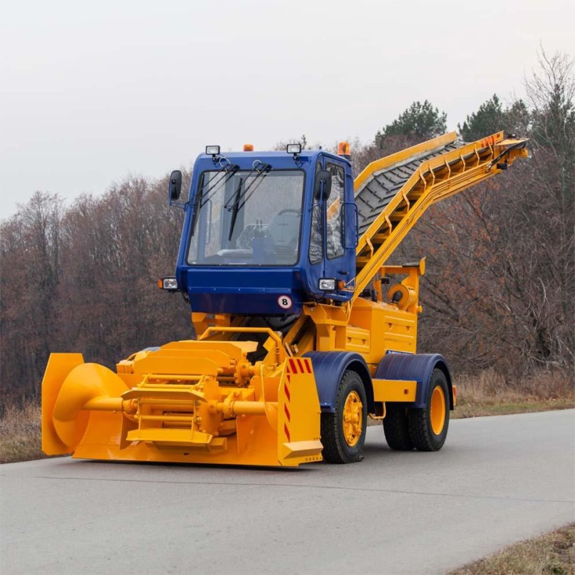 Лаповый снегопогрузчик