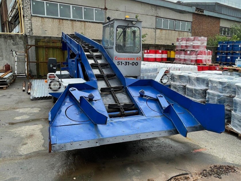 Лаповый снегопогрузчик