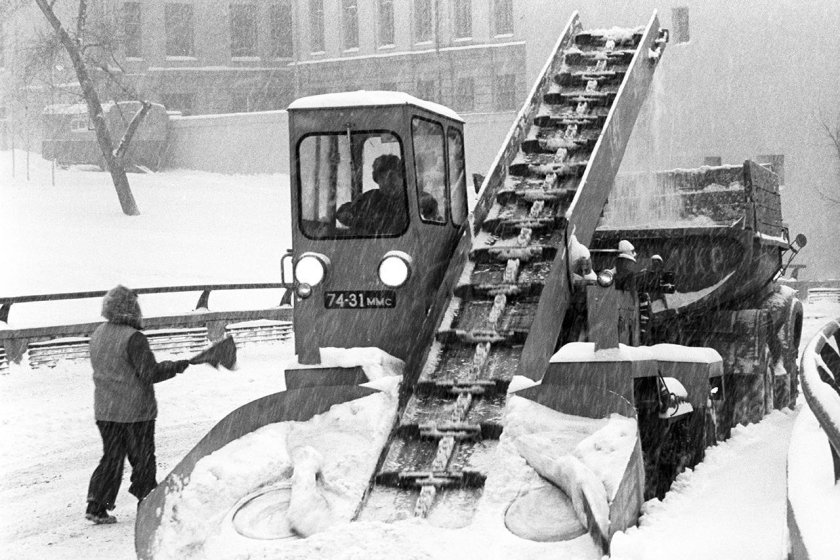 Лаповый снегопогрузчик