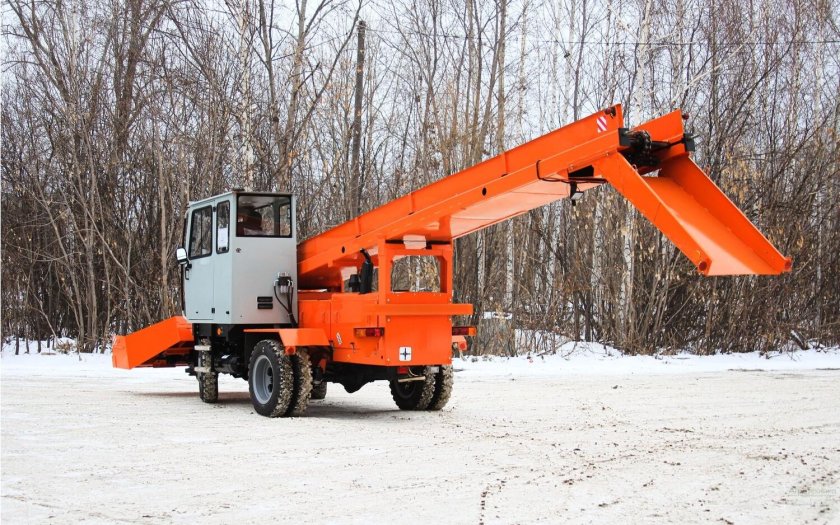 Снегопогрузчик лаповый ко-206м2