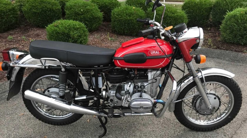 Новый мотоцикл урал соло