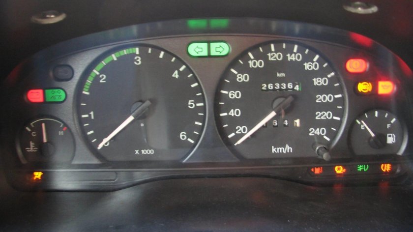 Transit 2001 приборная панель