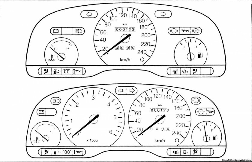 Щиток приборов Форд Транзит 2000-2006