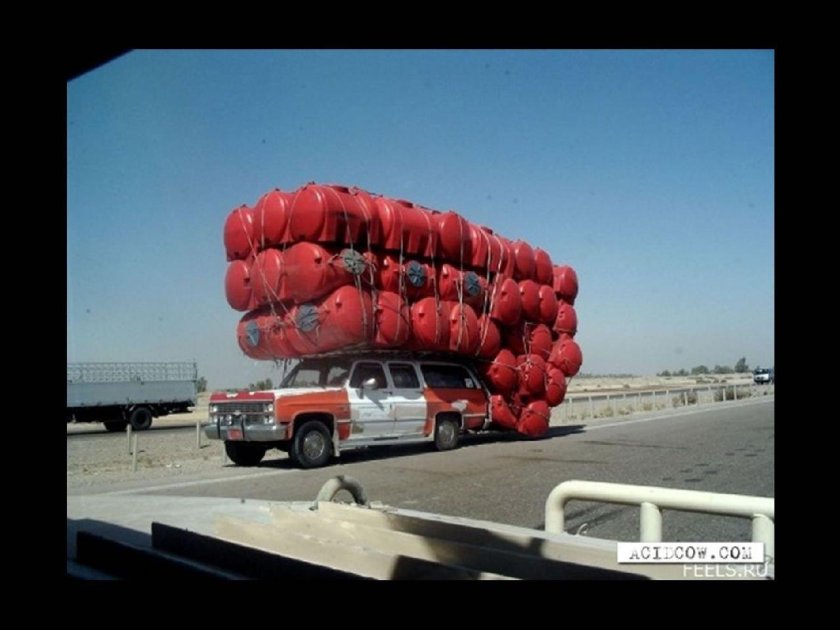 Груженый автомобиль