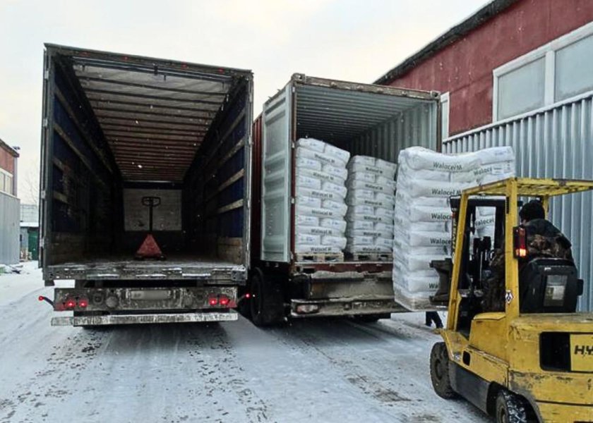 Разгрузка автомобиля