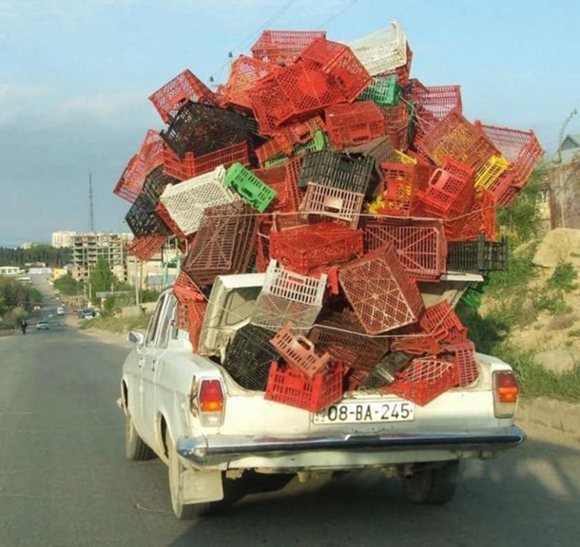 Машина с грузом