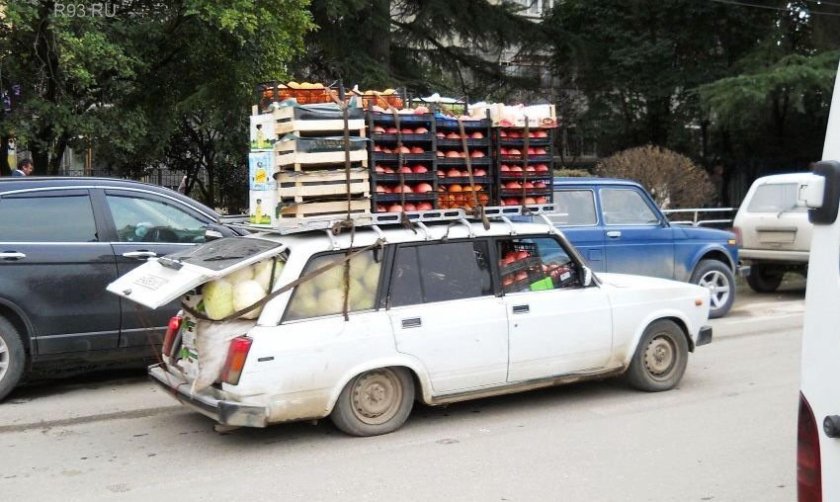 ВАЗ 2104 перегруз