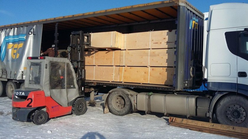 Полуприцеп 40 паллет Кроне