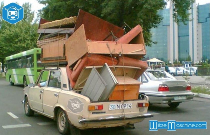 Груженый автомобиль