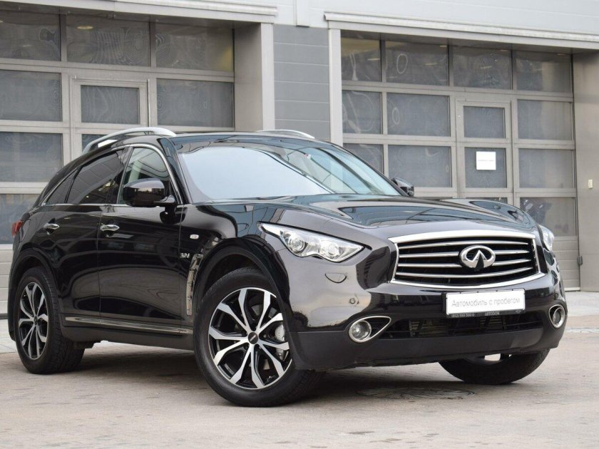 Infiniti qx70 черный