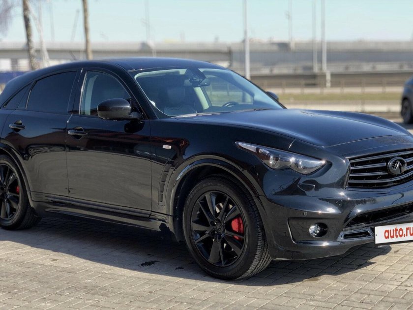Infiniti qx70 черный