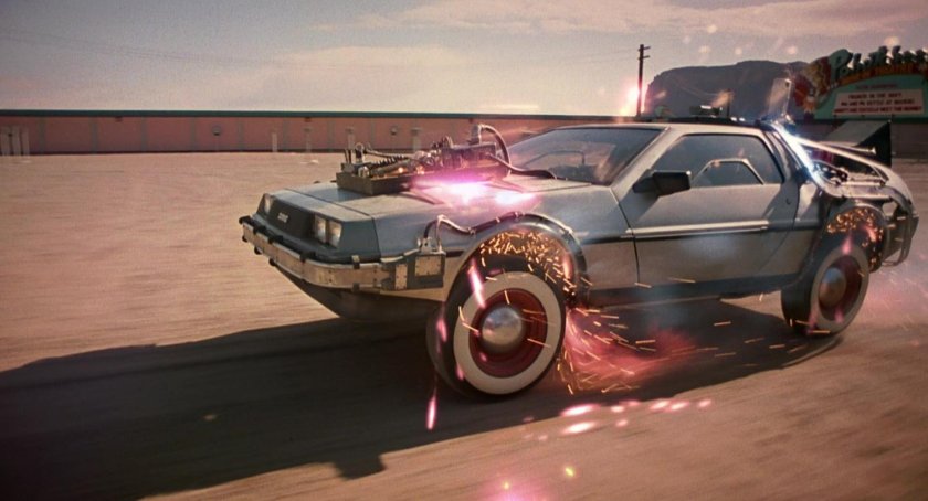 Делориан из назад в будущее 3