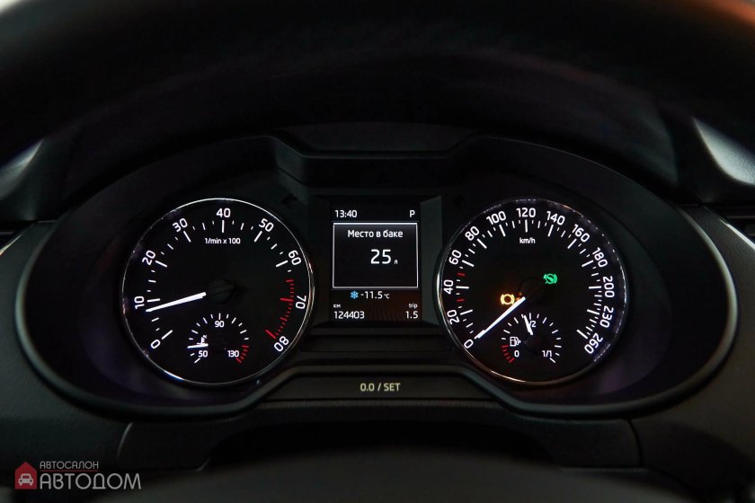 Приборная панель Skoda Octavia a7 индикаторы