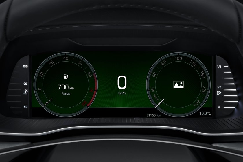 Приборная панель Octavia 2020