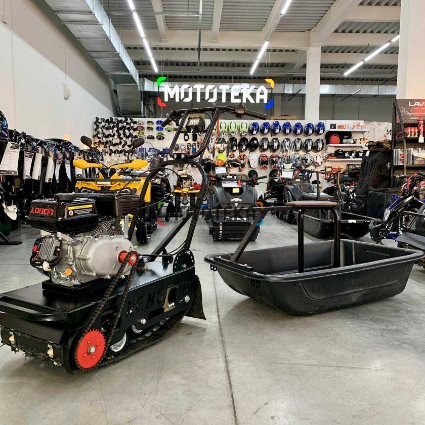 Мотобуксировщик бурлак