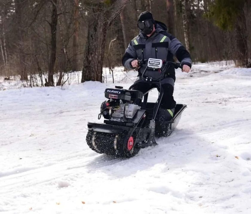 МБ Бурлак Немо 6.5 лс, санный модуль