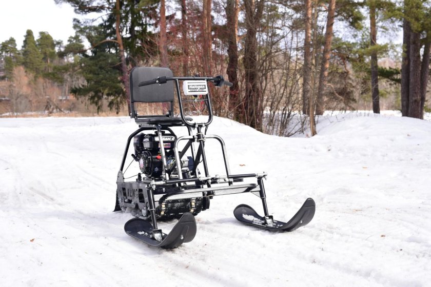 Лыжный модуль для мотобуксировщика Бурлак м2