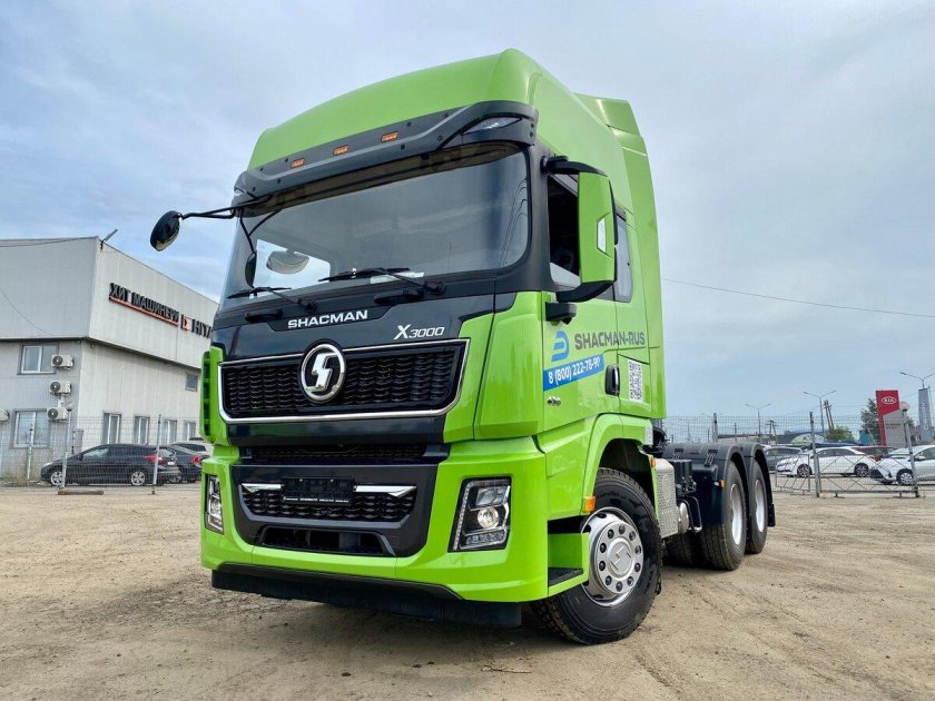 Shacman x3000 зеленый
