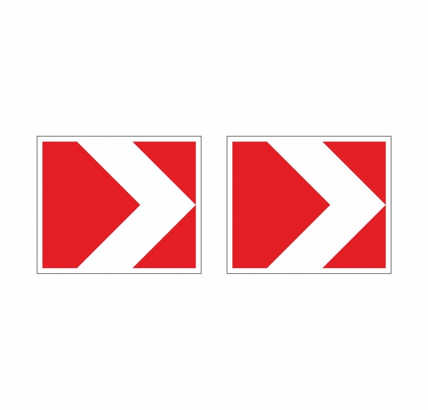 Знак направление поворота