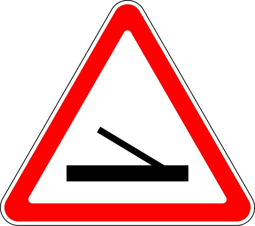 Знак дороги нет