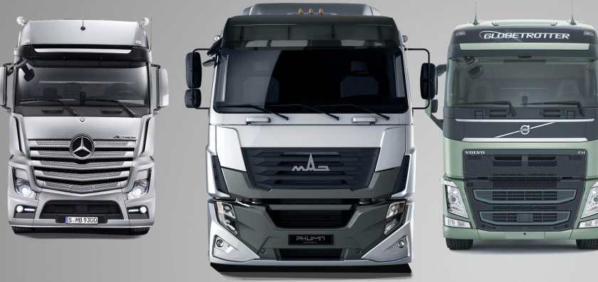 Новый тягач МАЗ евро 6