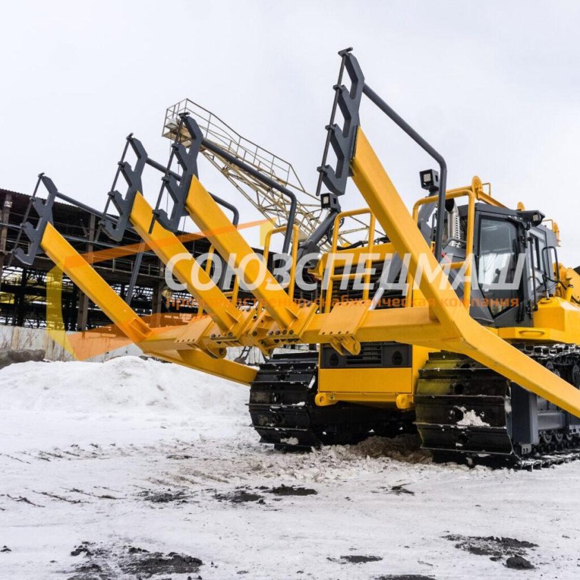 Кабелеукладчик на базе трактора