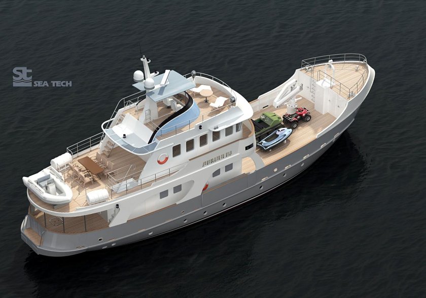 Экспедиционные моторные яхты траулерного типа 20 м