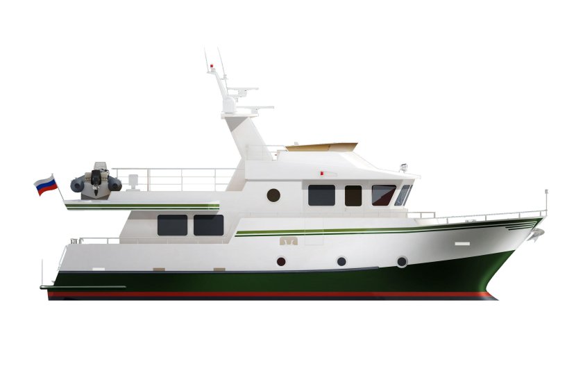 Моторные яхты траулерного типа