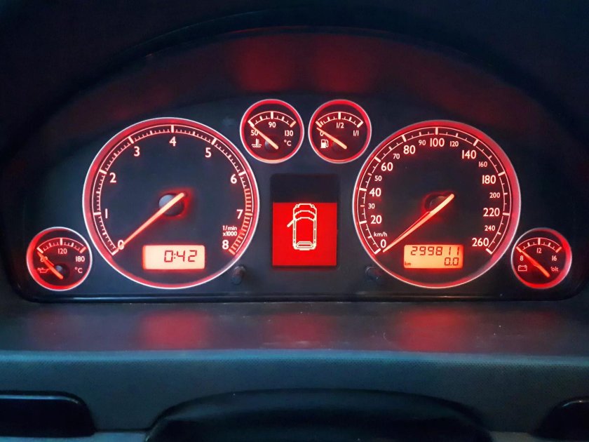 VW Sharan приборная панель