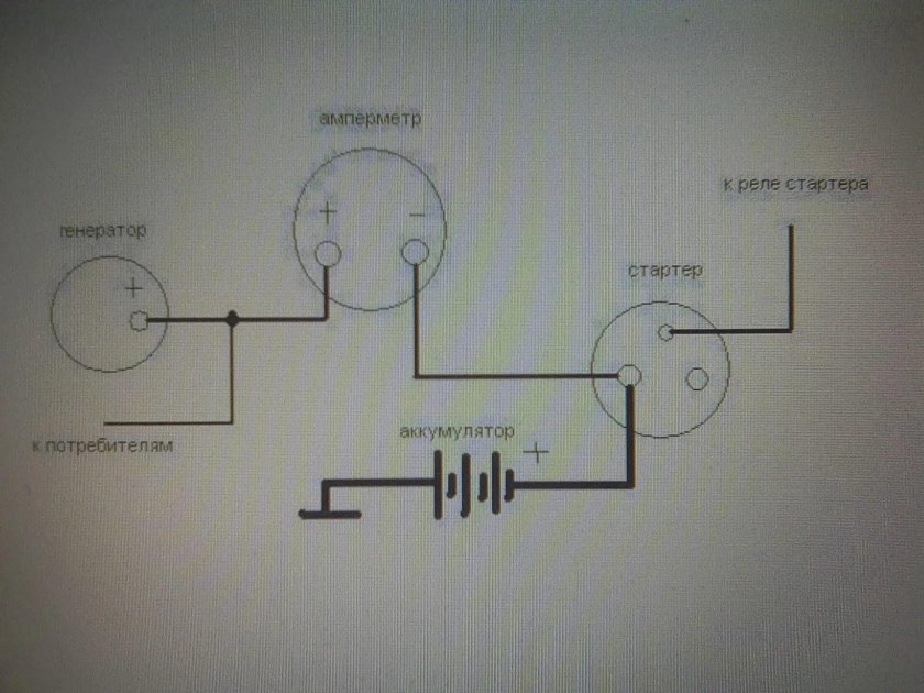 Подключить амперметр МТЗ 80