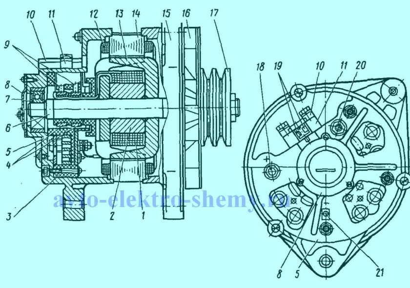 Генератор г 288 схема подключения